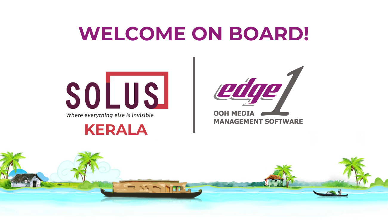 Solus Ad Kerala Selects Edge1 Outdoor Media Management Software