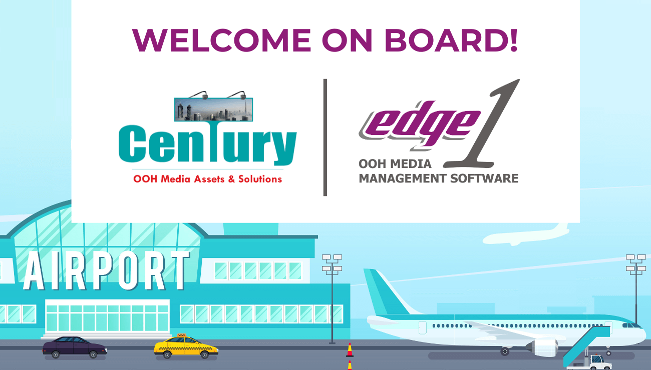 Century business airport media bihar select Edge1 Digital Outdoor Media ERP