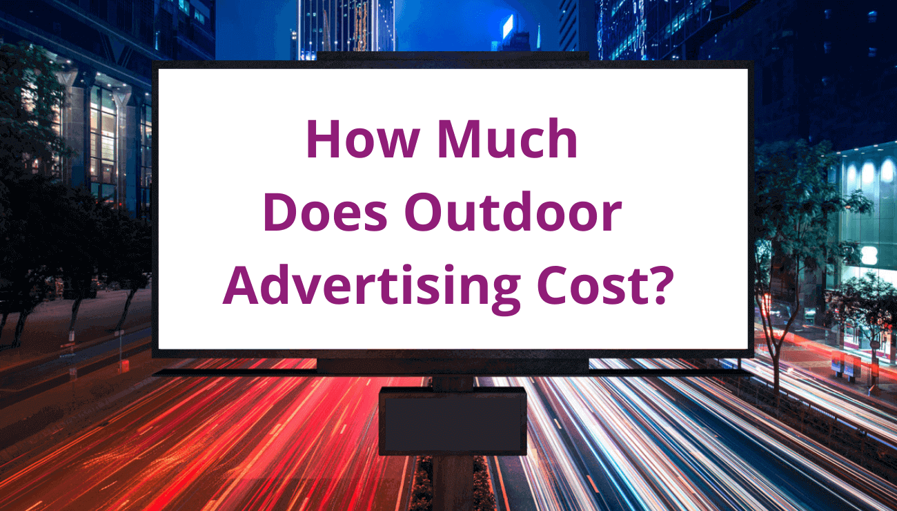How Much Does Outdoor Advertising billboard Cost Edge1 Software