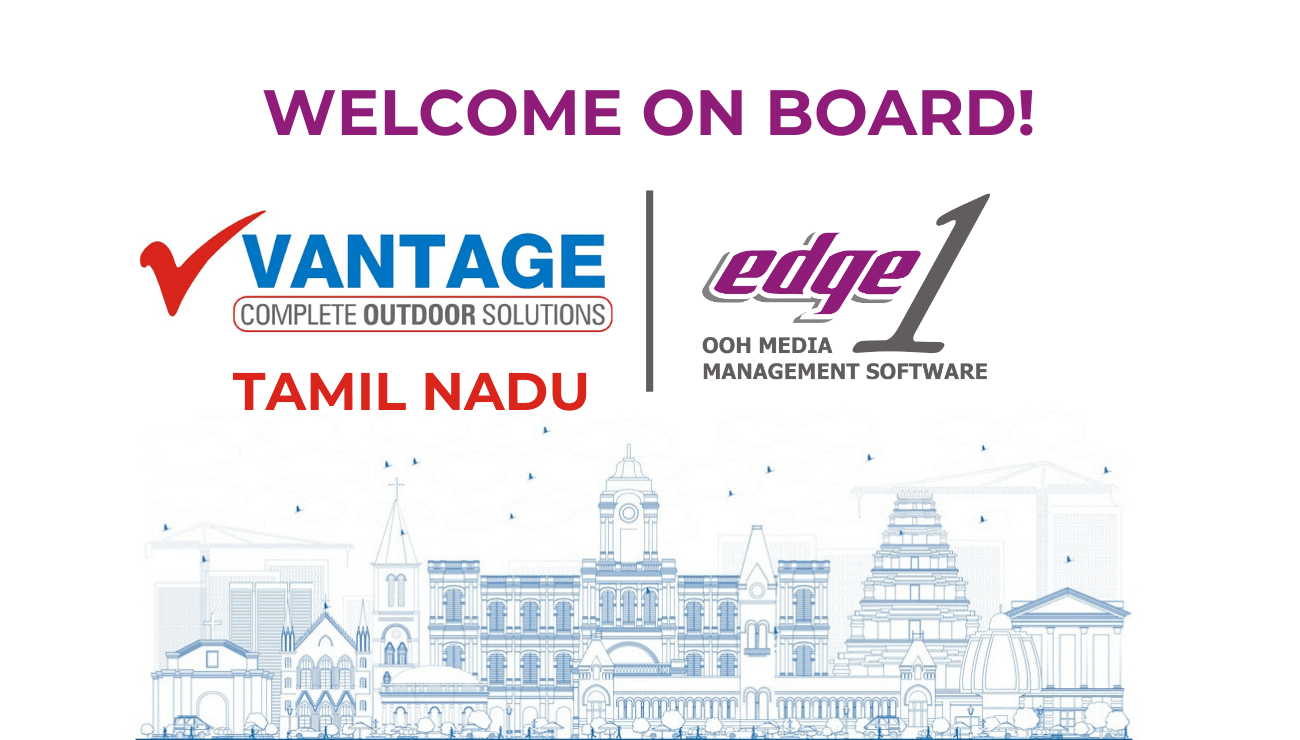 Vantage Advertising Chennai selects Edge1 DOOH Software